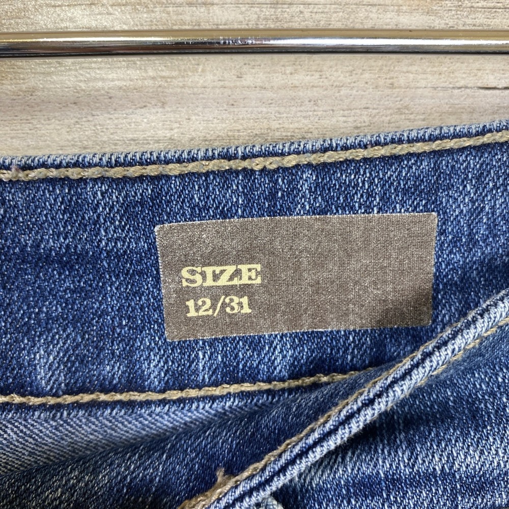 Vintage America Blue Denim Jean Shorts - Picture 6 of 12